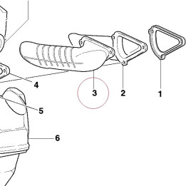 Right hose 13510141B
