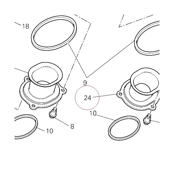 Duct, air inlet 13510281A