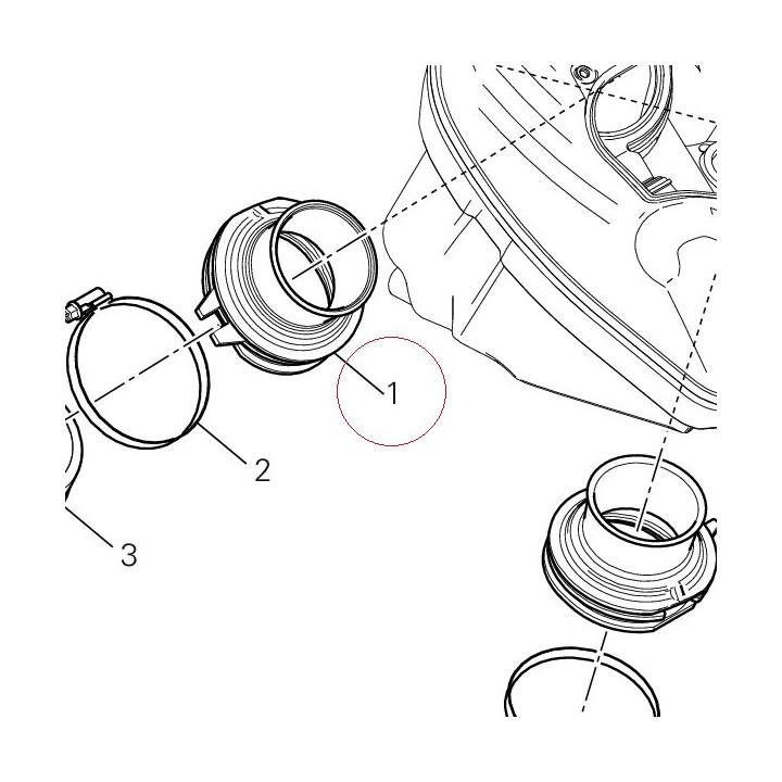 Air funnel 13510381A