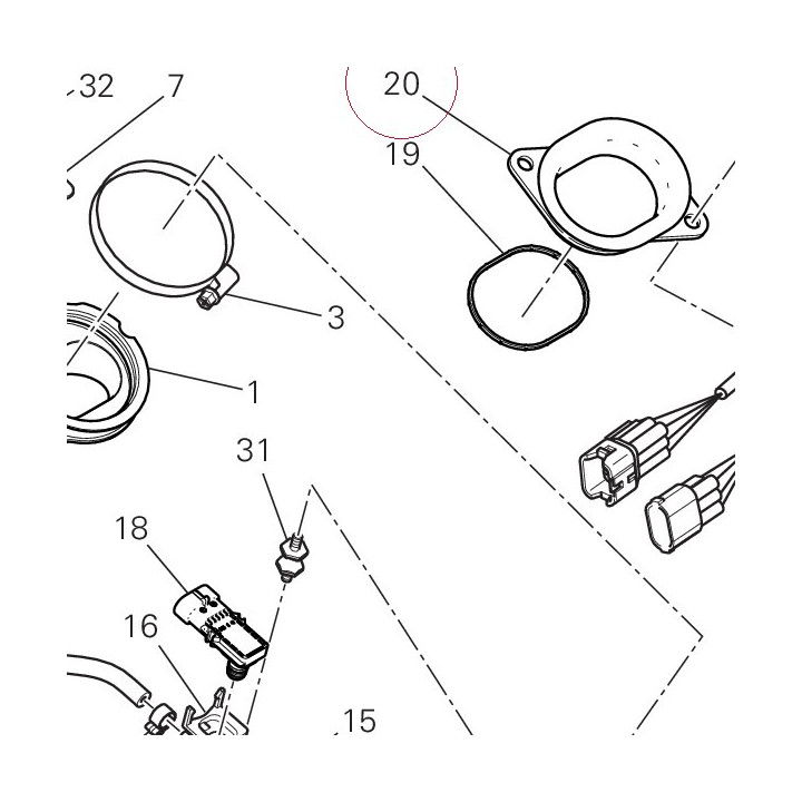 Air funnel 13510451A