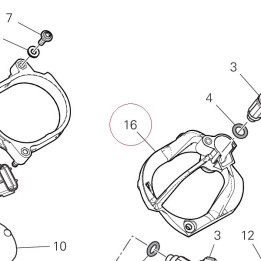 Injector holder 13510501A