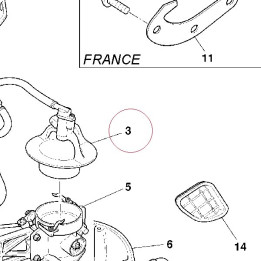 Throttle body 13520091A
