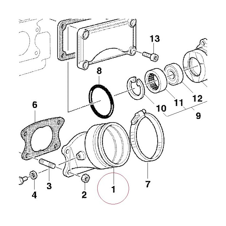 Intake manifold 14010012A