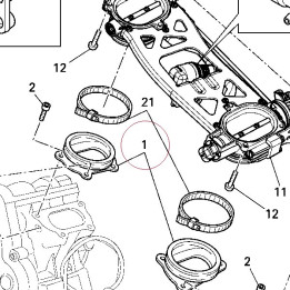 Intake manifold 14010511B