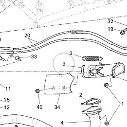 Exhaust manifold 14010592A