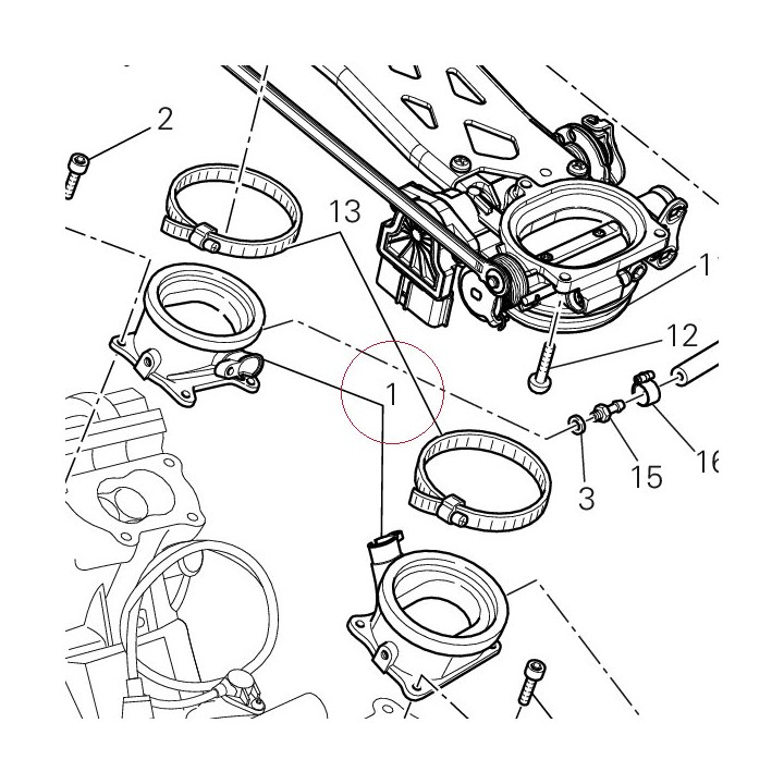 Intake manifold 14010663A