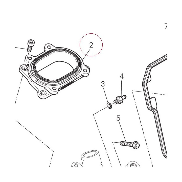 Intake manifold 14010701B