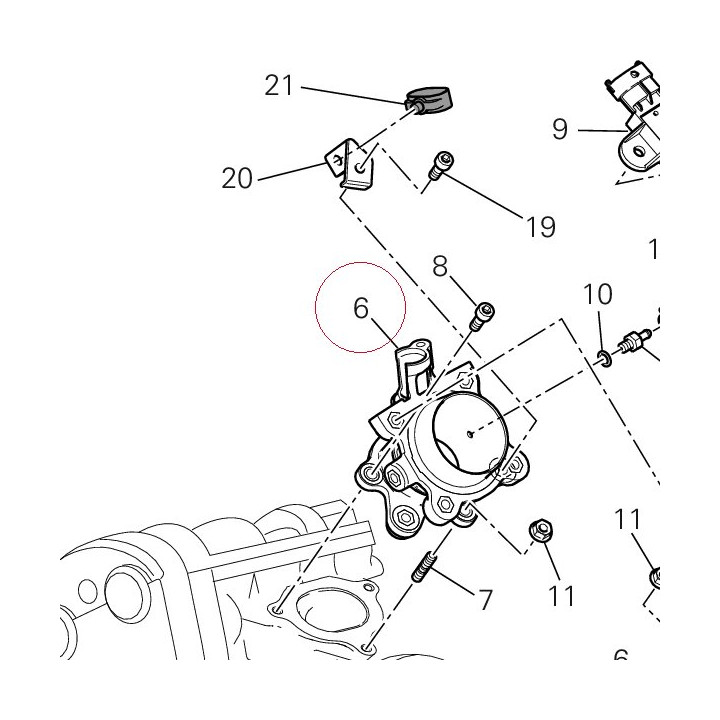 Intake manifold 14010714A