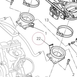 Intake manifold 14010751A