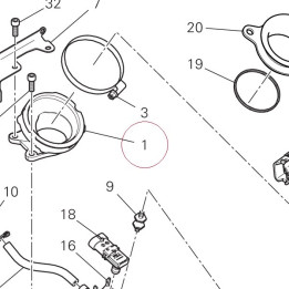 Intake manifold 14010761C