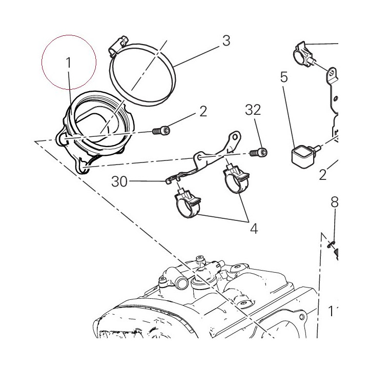 Intake manifold 14010822B