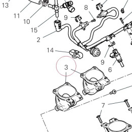 Intake manifold 14010891A