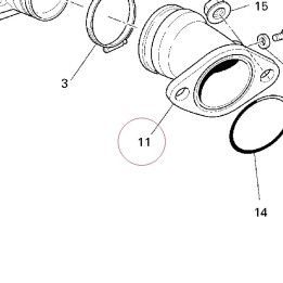 Duct, air inlet 14020142A