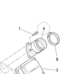 Intake manifold 14020262A
