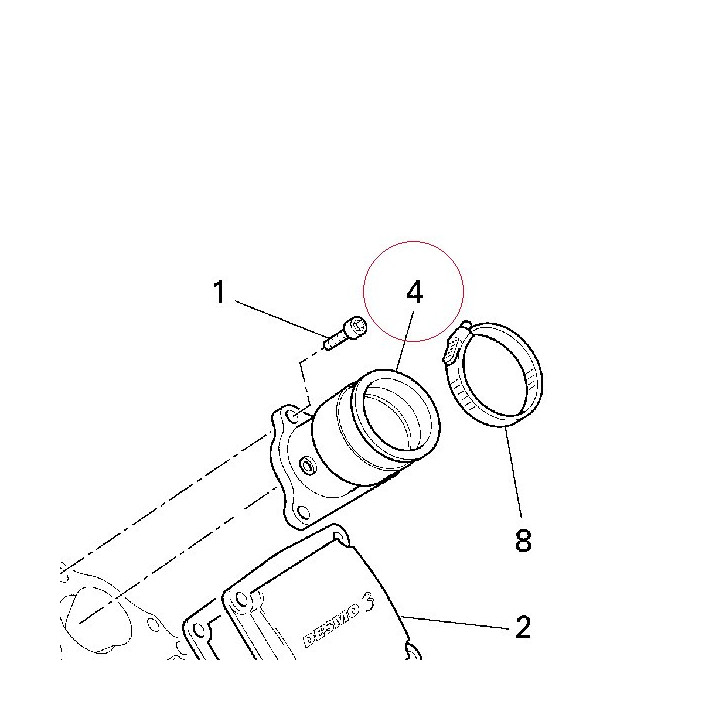 Intake manifold 14020262A