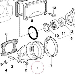 Intake manifold 14020382A
