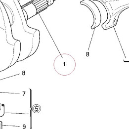 Crankshaft 14621031A