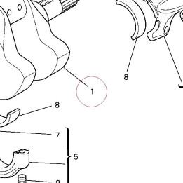 Crankshaft 14621521A