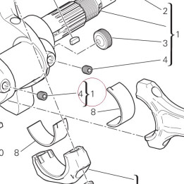 Drive shaft complete 14621985AA