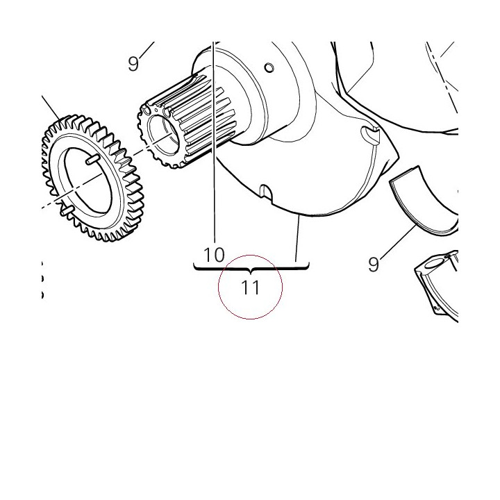Crankshaft 14622172AE