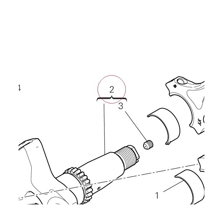 Crankshaft 14622541EB