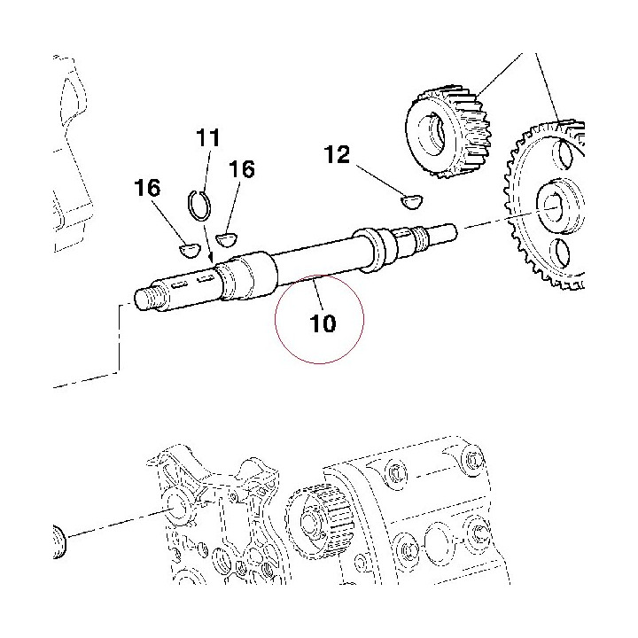 Layshaft timing 14710141A