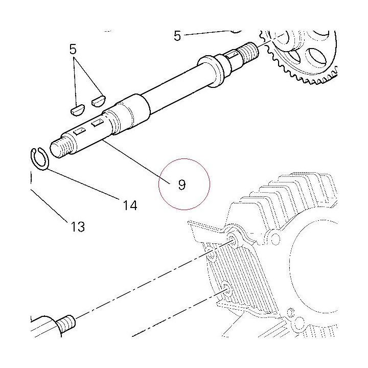Layshaft timing 14710261A