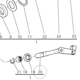 Lever, clutch lifter 14720921D
