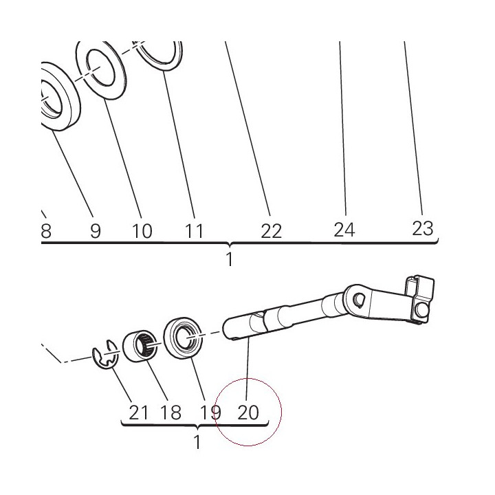 Lever, clutch lifter 14720921D