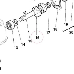 Horizontal head camshaft 14810531A
