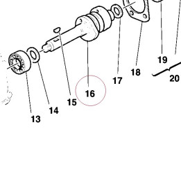 Horizontal head camshaft 14810661A
