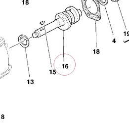 Horizontal head camshaft 14811231A