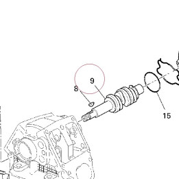 Vertical head camshaft 14811431A
