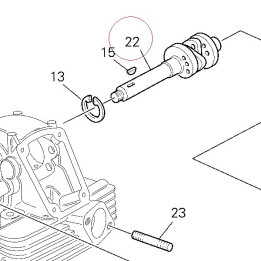 Vertical head camshaft 14811461A