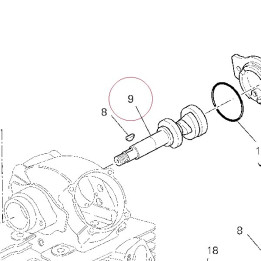 Vertical head camshaft 14812853A