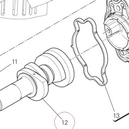 Horizontal head camshaft 14815491A