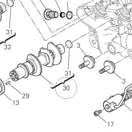 Vertical intake camshaft 14825031E