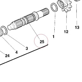 Driven shaft 14910032B