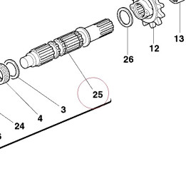 Driven shaft 14910241A