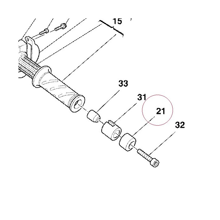 Balancer set, handle bar 15310031A