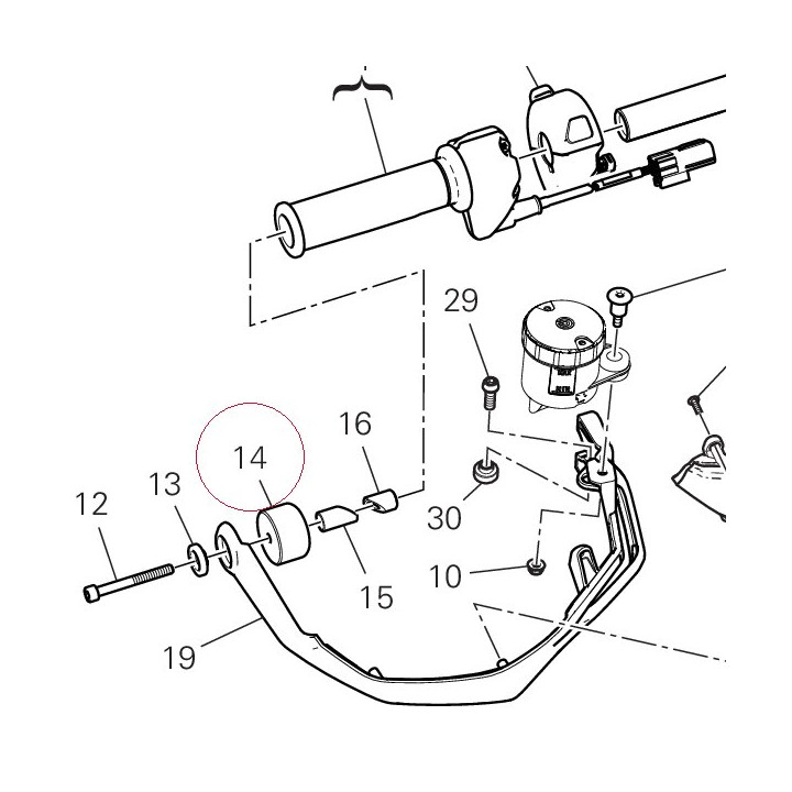 Balancer set, handle bar 15310142AA