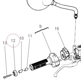 Balancer set, handle bar 15310261AA