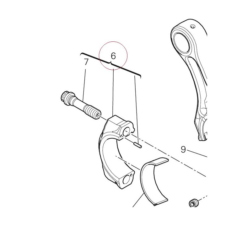 Connecting rod 15620711CC