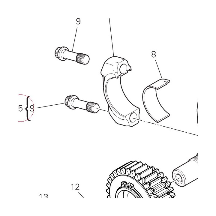 Connecting rod 15620822AB