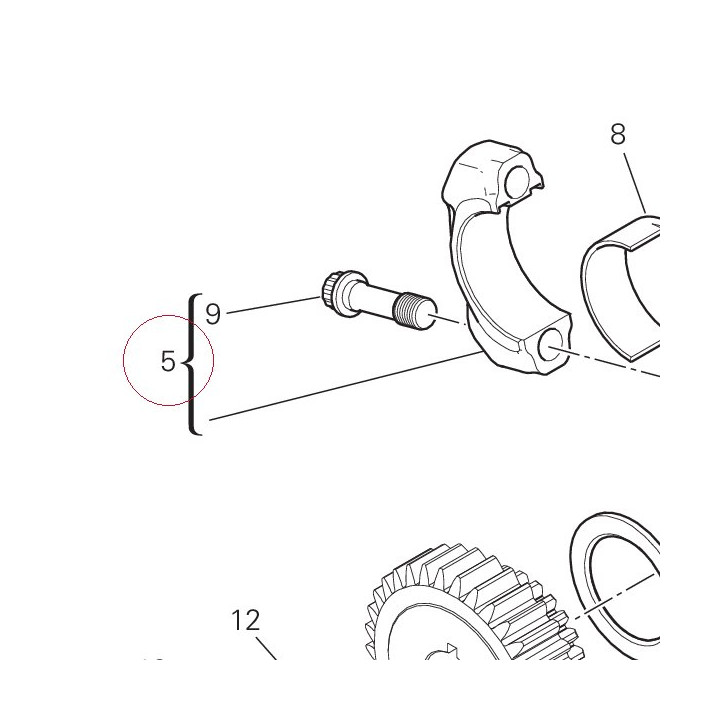 Connecting rod 15620822AC