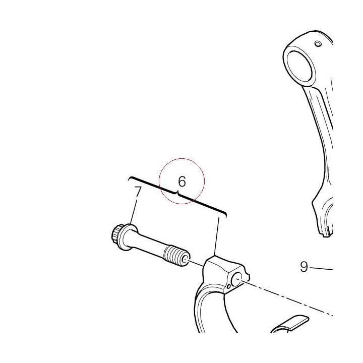 Connecting rod 15620891DA
