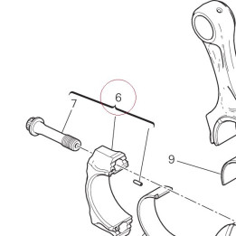 Connecting rod 15620961DC