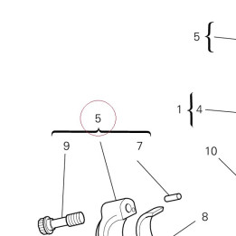 Connecting rods pair 15820182A