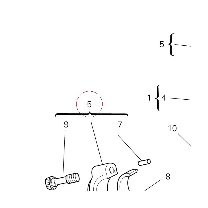Connecting rods pair 15820182A
