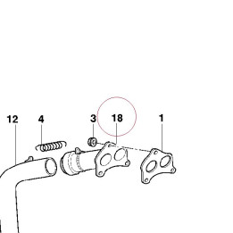 Exhaust manifold 16010441A